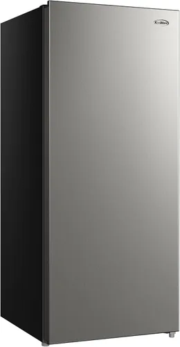 KoolMore - Congelador/refrigerador convertible vertical de 7 pies cúbicos listo para garaje con descongelación manual en acero inoxidable