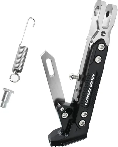 Miniatura 7 de Soporte de patas de motocicleta universal ajustable modificado CNC de aleación de aluminio, soporte de trípode ajustable, soporte lateral
