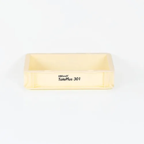 Miniatura 15 de KBDcraft Contenedor de almacenamiento apilable - Caja organizadora de plástico resistente y bandeja con paredes rectas, pequeños contenedores de Gris