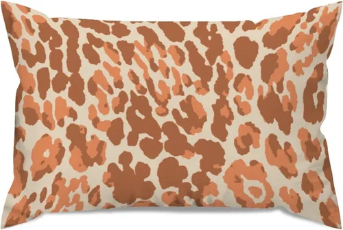 Miniatura 126 de ArogGeld Funda de almohada para sofá, guepardo y leopardo, estampado de leopardo, funda de cojín decorativa de granja para sala de estar