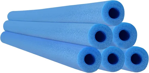 Miniatura 11 de Hanaive 6 paquetes de fideos de piscina, tubo de espuma flotante para natación de 52 pulgadas, fideos huecos a granel, flotadores resistentes