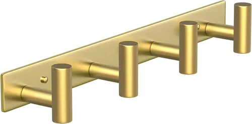 Miniatura 19 de Perchero de Pared Montado - 3 Ganchos, Ganchos de Pared de Acero Inoxidable Resistente para Toalla, Bolso de Abrigo, Perchero para Sombreros