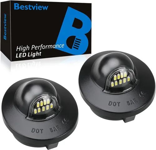 Miniatura 8 de Bestview - Juego de 2 luces LED para placa de matrícula, compatible con Ford F150, F250, F350, F450, F550, Superduty, Explorer, Ranger, Expedition