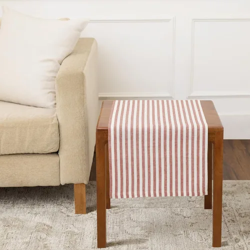 Miniatura 75 de Solino Home Camino de mesa de lino de 36 pulgadas – Amalfi Stripe 100% lino puro, camino de mesa azul marino y blanco, 14 x 36 pulgadas, ideal