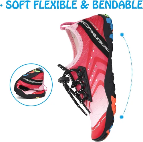 Miniatura 3 de SAGUARO Kids Boys Girls Water Shoes Non-Slip Quick-Dry Barefoot Aqua Shoe Outdoor Sport Beach Swimming Surfing Diving