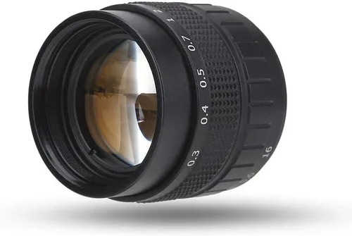 Miniatura 9 de Lente de CCTV para montaje C, lente de TV de circuito cerrado de 1.969 in f/1.4, lentes focales fijas manuales, accesorio para cámara de fotografía