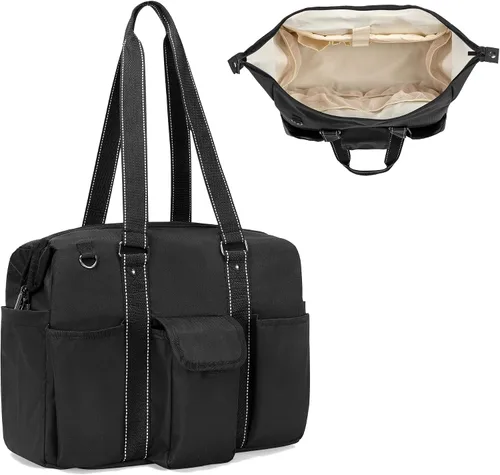 Miniatura 8 de Damero Bolsa de enfermera con funda para laptop para el trabajo y el cuidado del hogar, estudiantes de medicina