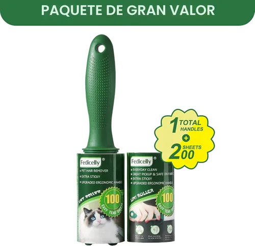 Miniatura 2 de Fedicelly Rodillos quitapelusas para pelo de mascotas extra pegajosos para muebles, removedor de pelo de gato y perro para ropa de lavandería