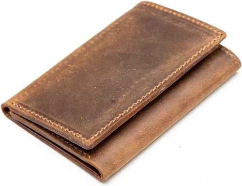 Miniatura 51 de Carteras de cuero genuino hechas a mano, tarjeteros minimalistas y fundas para pasaporte, regalo hecho a mano