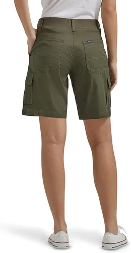 Miniatura 3 de Lee Bermudas tipo cargo para mujer Petite Flex-to-go de tiro medio, ajuste relajado