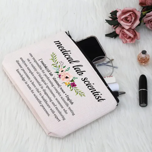 Miniatura 4 de G2TUP Regalo de científico de laboratorio médico Definición de científico de laboratorio médico Bolsa de maquillaje Bolsa de cosméticos
