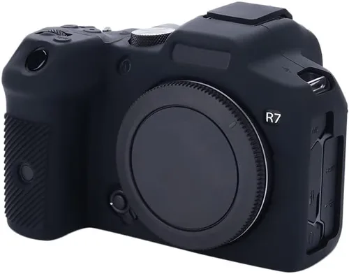 Miniatura 2 de Rieibi EOS R7 Funda De Cámara, Funda De Silicona Para Canon Eos R7 Cámara Digital, Cubierta Protectora De Silicona Para Canon R7 - Negro