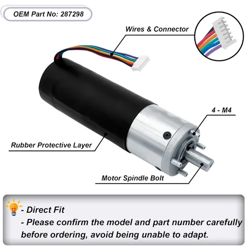 Miniatura 5 de 287298, Motor deslizante empotrado para RV compatible con sistema deslizante empotrado Lippert LCI Schwintek, conjunto de motor deslizante