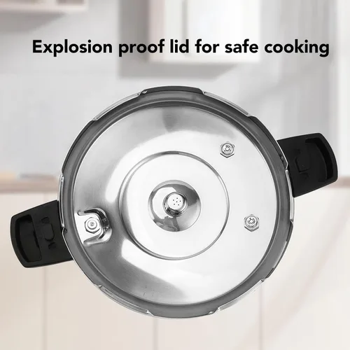 Miniatura 8 de Fdit Olla a presión de acero inoxidable Cocina eficiente Diseño multifuncional Conducción rápida de calor Estufas de gas eléctricas de doble