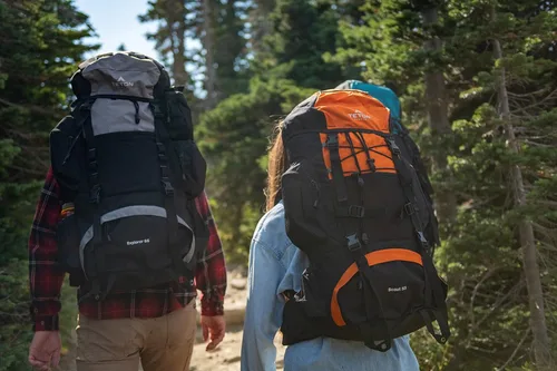 Miniatura 8 de Mochila Teton 85L Explorer con Marco Interno para Senderismo, Camping, Mochileros, Cubierta de Lluvia Incluida, Marrón Buck Marrón (Buck Brown)