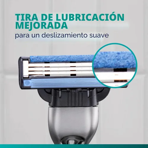 Miniatura 5 de Gillette Mach3 - Repuestos de navaja para hombres, 15 repuestos de cuchillas de navaja
