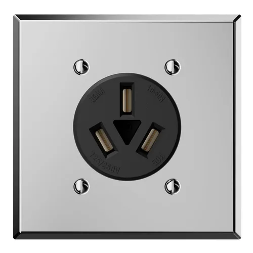 Miniatura 10 de ELEGRP NEMA 10-30P y NEMA 10-50P enchufe de ángulo, enchufe eléctrico de 4 clavijas para secador/horno/estufa, hoja recta de servicio pesado, 30A