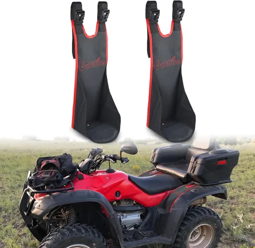 Miniatura 8 de Goldfire 2 piezas de reposapiés para asiento trasero de cuatrimoto, universales, ajustables, plegables, resistentes, se adapta a Polaris Sportsman