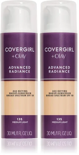 Miniatura 9 de COVERGIRL Advanced Radiance - Maquillaje de base que desafía la edad, beige pulido, 1 onza (el embalaje puede variar)