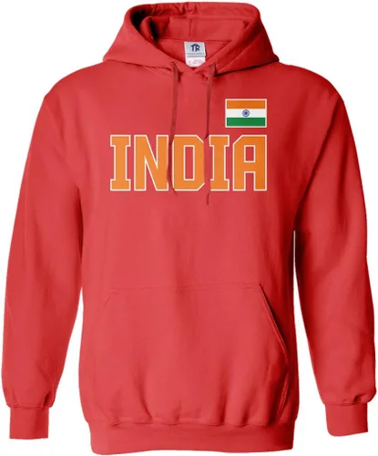 Miniatura 3 de Threadrock India National Pride - Sudadera unisex con capucha
