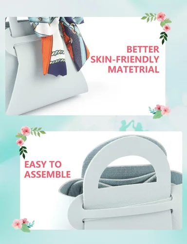 Miniatura 3 de NOWDER Paquete de 12 bolsas de regalo de cuero para dulces de boda con asa, cajas reutilizables de recuerdo de fiesta para baby showers, cumpleaños