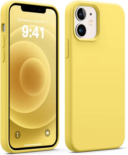 Miniatura 30 de JELE Funda a prueba de golpes diseñada para iPhone 11, funda de teléfono de silicona líquida con [forro de microfibra suave antiarañazos]