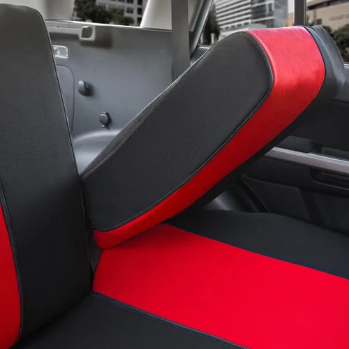 Miniatura 79 de FH Group Juego de fundas de tela para asiento delantero de automóvil para asientos de cubo, ajuste universal, compatible con bolsa de aire, fundas