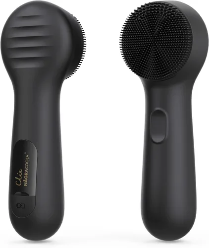 Cepillo Exfoliante Facial de Silicona, NågraCoola CLIE 2.0 Cepillo de Limpieza Facial, Recargable, Impermeable, Cepillo Exfoliante Facial para