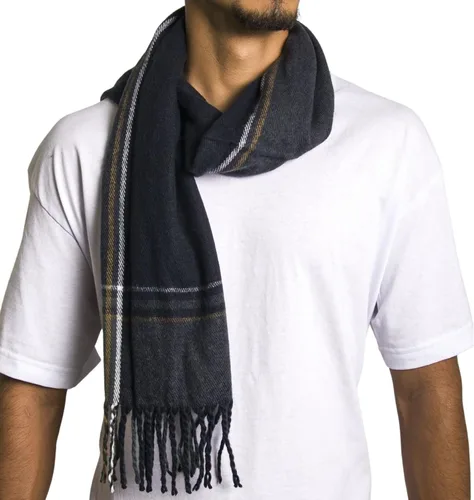 Miniatura 100 de Alpine Swiss Bufanda a cuadros para hombre, ultra suave, chal de invierno, cálido, ligero, para clima frío