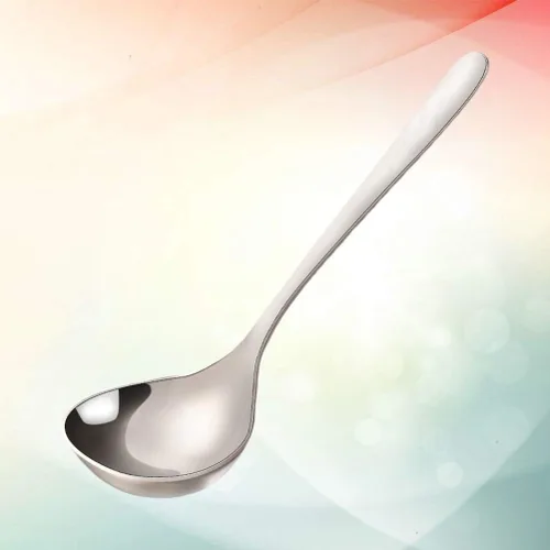 Miniatura 7 de HEMOTON Cuchara de sopa de acero inoxidable para ramen coreano, cuchara para servir, cucharón, cuchara para pizza, cuchara, cucharaditas, utensilios