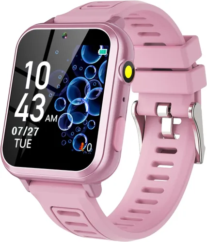 Miniatura 9 de Reloj inteligente Wiszodet para niños - Reloj inteligente para niñas y niños, regalos para niños de 4 a 12 años con 24 juegos, cámara, video