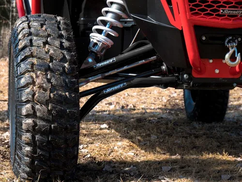 Miniatura 2 de SuperATV Brazos A superiores e inferiores de alta holgura compatibles con los modelos Polaris RZR XP 1000 y Turbo (ver ajuste), color negro