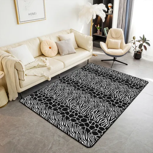 Miniatura 23 de jejeloiu Groovy Flower Area Rug 5x7 Polyester Retro Floral Boho Living Room Rugs 70S Hippie Groovy Flowers Bohemian Decor Carpet Psychedelic Floral