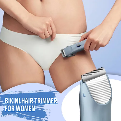 Miniatura 4 de 2-in-1 Bikini Trimmer for Women, Bikini Shaver with Dual Heads, Body and Facial Hair Removal, Cordless Rechargeable Electric Razors for Face Chin