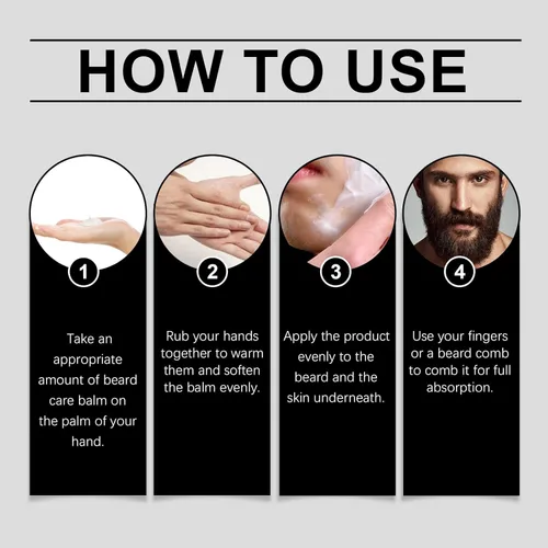 Miniatura 4 de Estimulante para Barba, Apolo Cosmetics Para Barba, Ultra Potente Bálsamo de Crecimiento, New De Barba, Estimulante Barba Hidrata y Fortalece