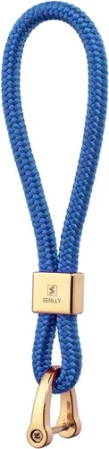 Llavero de Coche, Diseño Minimalista Original, Correa de Dedo para Llavero 109 azul rey