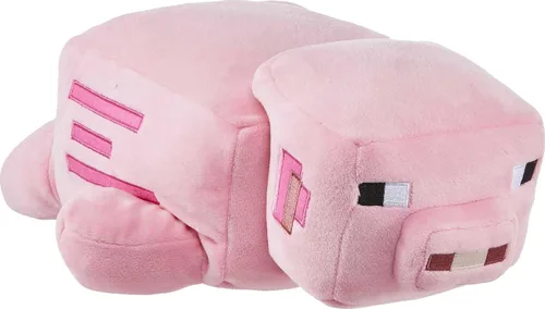 Miniatura 7 de Mattel Minecraft Muñeco de peluche de zorro de 12 pulgadas, figura de animal de peluche suave y con orejas caídas, inspirada en el personaje