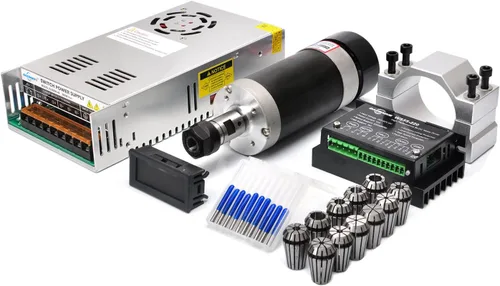 Miniatura 7 de Daedalus Kit de motor de husillo sin escobillas CNC, 600w, ER11, 48V DC, 9000RPM Kit ER11 de 600 W