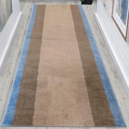 Alfombra lavable de tamaño personalizado con diseño geométrico de ladrillo, alfombras extralargas para pasillos, 26 pulgadas de ancho x elige tu