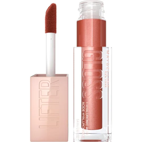 Miniatura 30 de Maybelline Lifter Gloss, Brillo de Labios Hidratante con Ácido Hialurónico, Alto Brillo para Labios Más Llenos, Perla, Perla Plateada Transparente