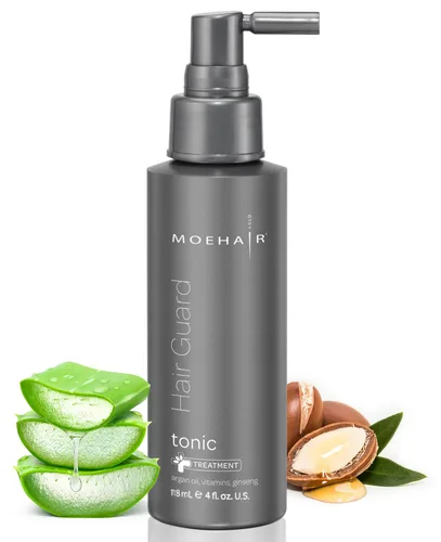 MOEHAIR Tónico capilar | Mejora la salud del cuero cabelludo y el cabello | Estimula los folículos | Tónico voluminizador | Infundido con aceite de
