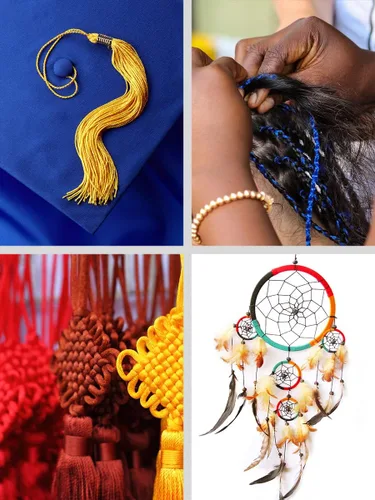 Miniatura 4 de Mandala Crafts - Cordón cola de rata de nailon satinado para hacer nudos chinos, macramé, adornos, joyas