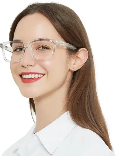 Miniatura 9 de Gafas de lectura grandes para mujer, diseño cuadrado grueso de moda, bisagra de resorte 1.0 1.25 1.5 1.75 2.0 a 4.0 5.0 6.0