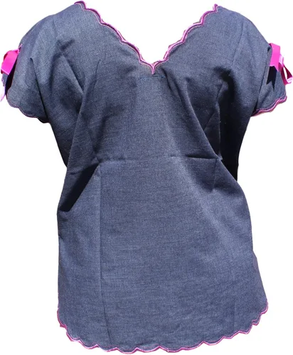Miniatura 2 de Blusas Mexicanas Mujer Diseño Flores Hecho en Yucatán México