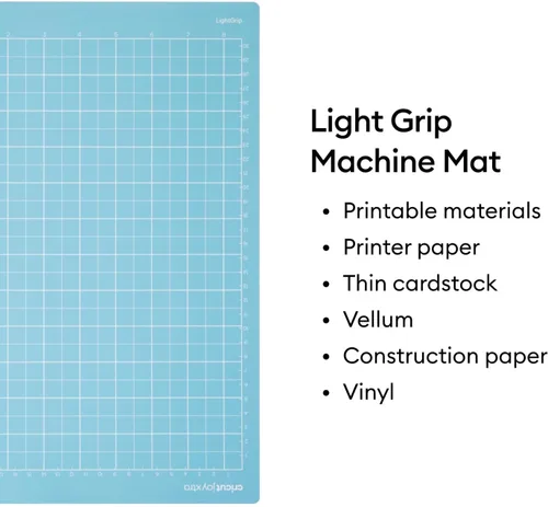 Miniatura 8 de Cricut Paquete variado de alfombrillas (4 unidades, 8.5 x 12 pulgadas) - para máquina Joy Xtra - Incluye 2 agarre estándar y 2 LightGrip