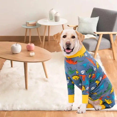 Miniatura 6 de kzrfojy Traje de Recuperación para Perros Después de Cirugía Hembra Macho Perro Mediano Grande Castración Esterilización Enterizo para Muda Prevenir