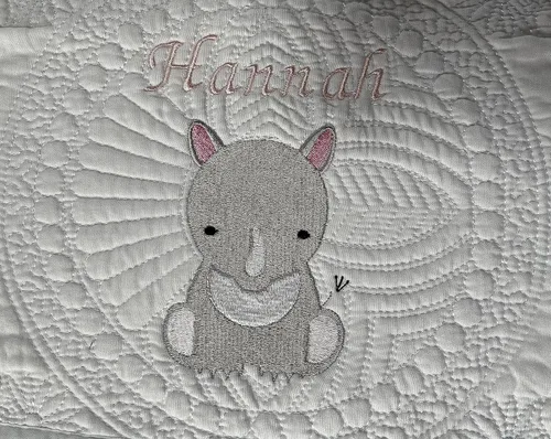 Miniatura 10 de Manta de Bebé Personalizada Colcha de Bebé Mantas con Monograma para Niños y Niñas Regalos de Bebé Bordados Placa