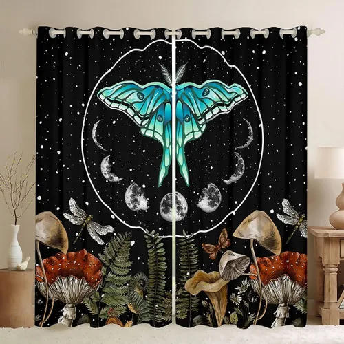 Miniatura 30 de Cortinas opacas con estampado de animales de safari, guepardo, cebra, tigre, jirafa, leopardo, 104 pulgadas de ancho x 84 pulgadas de largo