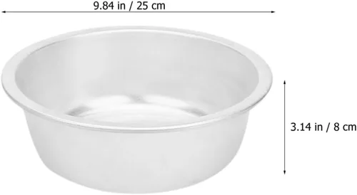 Miniatura 7 de BESTonZON Lavabo de aluminio olla de sopa frutas y verduras lavado espesar cocina olla multiusos lavabo mezclador bol versátil