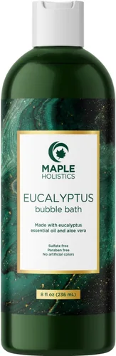 Miniatura 7 de Jabón de baño de burbujas de eucalipto de alta calidad, baño de burbujas para adultos sin sulfato para mujeres y hombres con aceites esenciales